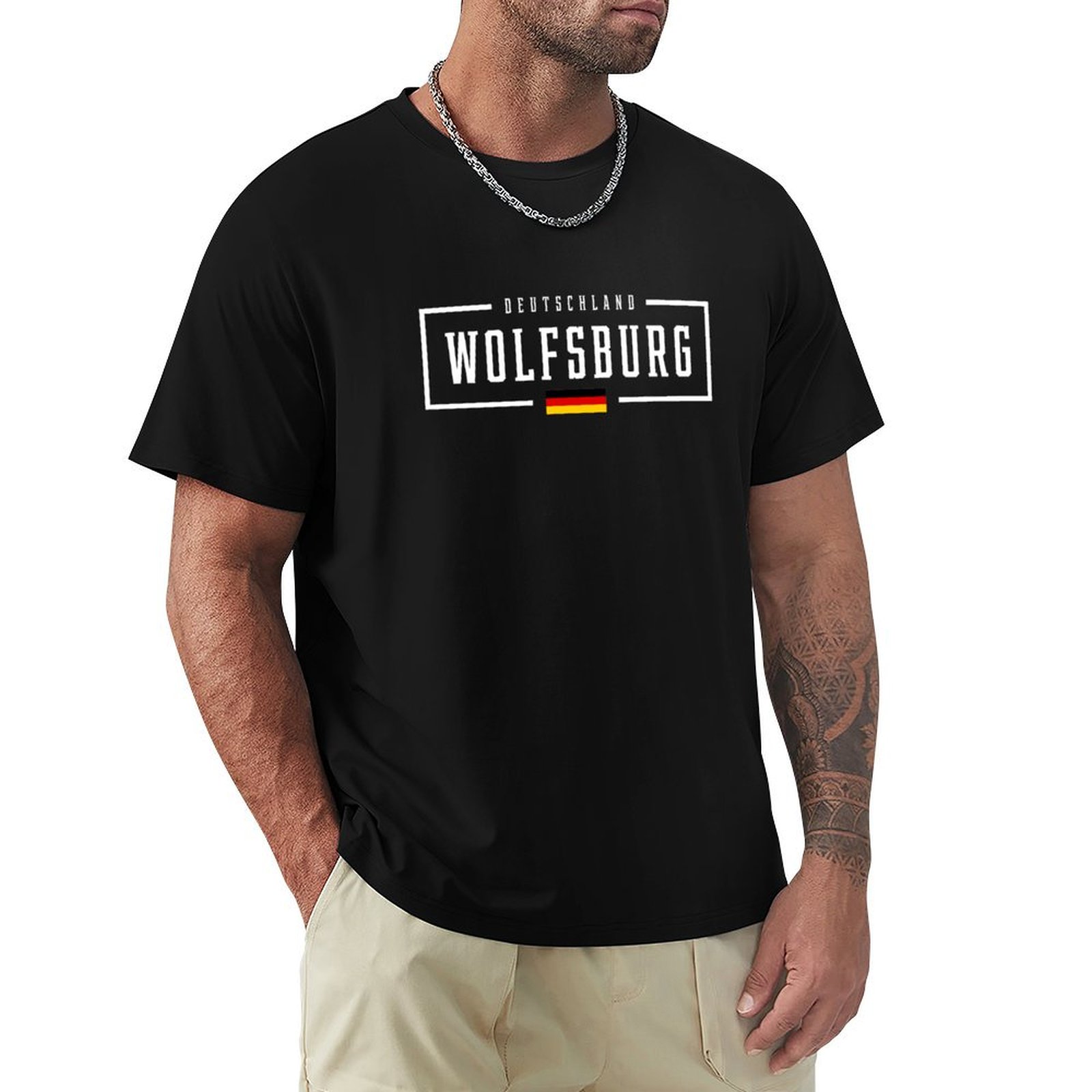 Street Fashion Germany - Wolfsburg Deutschland Germany German Flag T-Shirt