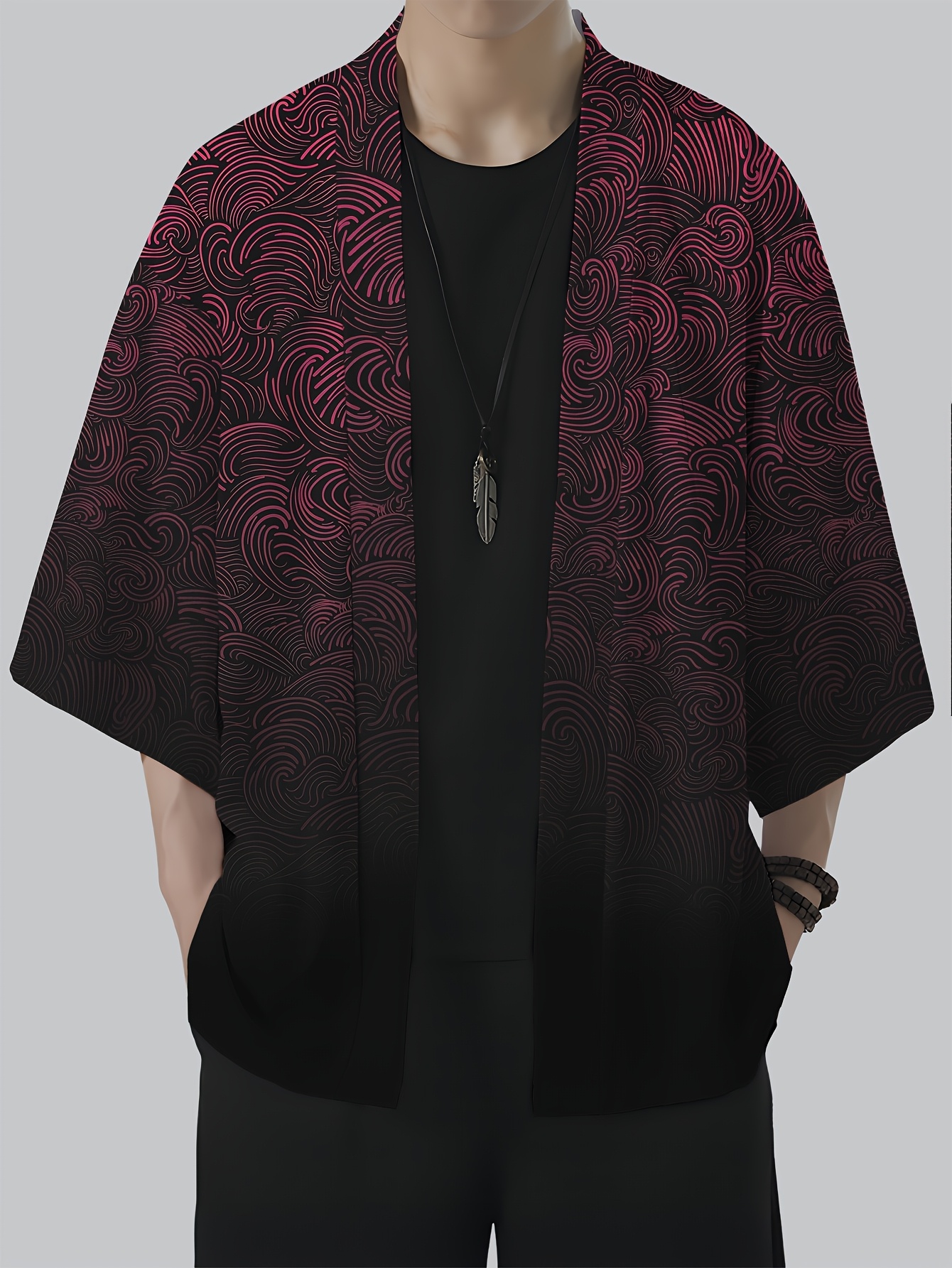 Street Fashion Style - 2026 Summer New Men's Kimono 3D