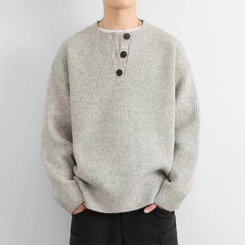 Fur Collar Pullovers Anime Rab - Street Fashion Milan ulasan dan harga