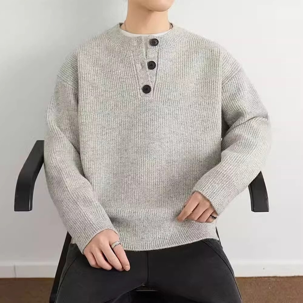 Fur Collar Pullovers Anime Rab - Street Fashion Milan ulasan dan harga