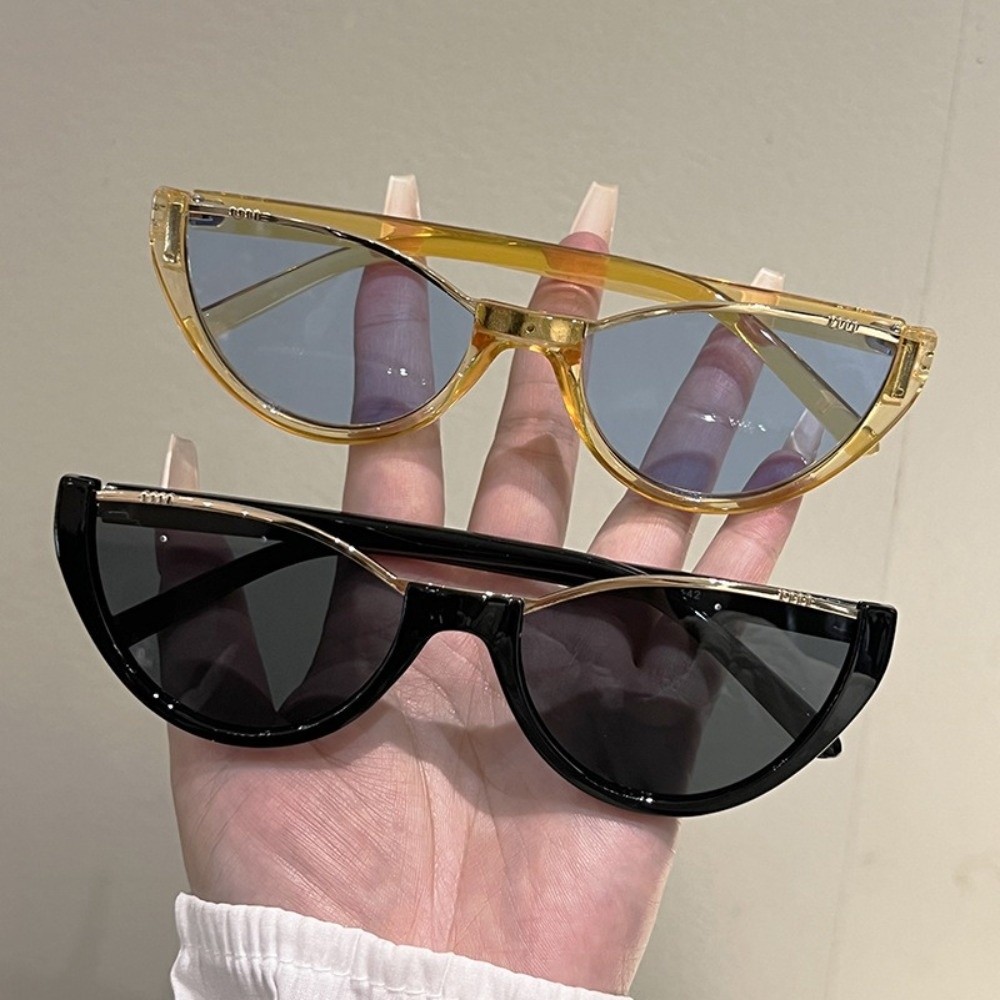 Fashion Half-frame Cat Eye Sun - Fashion Street Cat ulasan dan harga