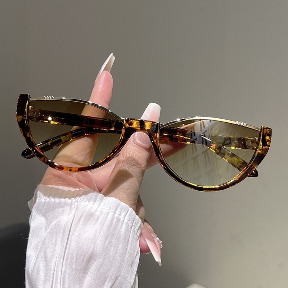 Fashion Half-frame Cat Eye Sun - Fashion Street Cat ulasan dan harga