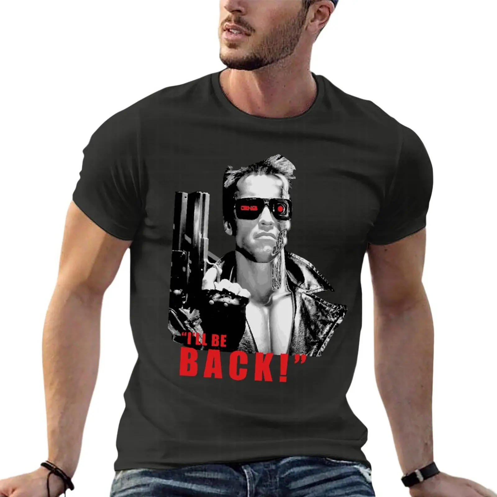 Terminator I'Ll Be Back Arnold - Street Fashion Jersey ulasan dan harga