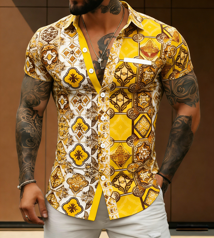 2026 Men's Retro Ethnic Style  - Street Fashion Definition ulasan dan harga