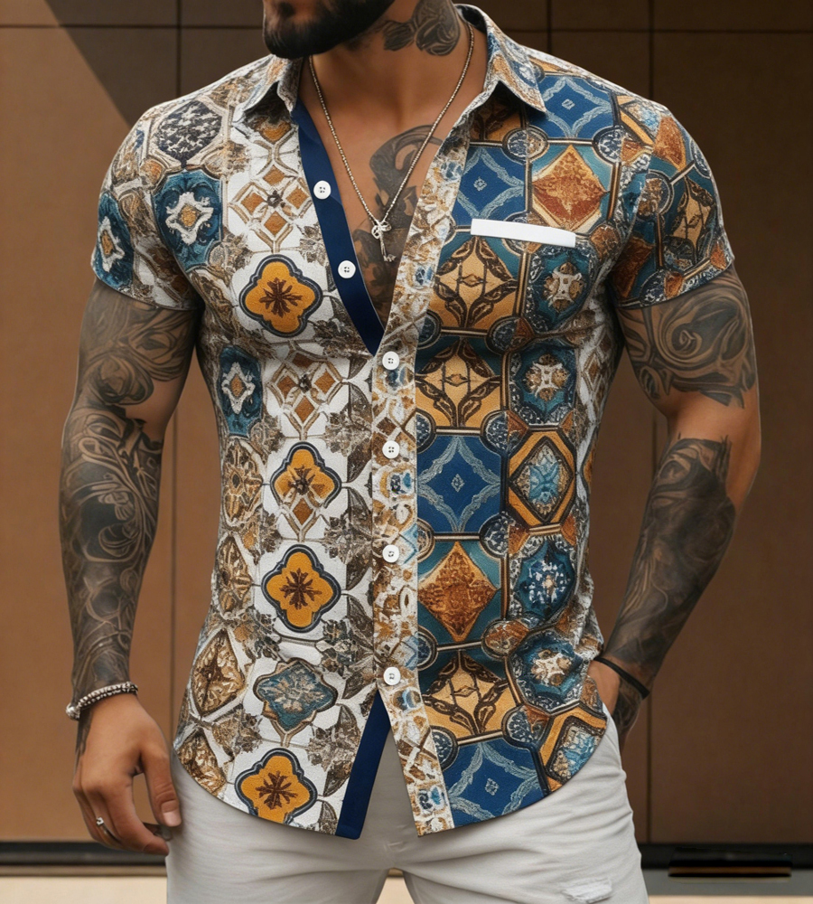 2026 Men's Retro Ethnic Style  - Street Fashion Definition ulasan dan harga