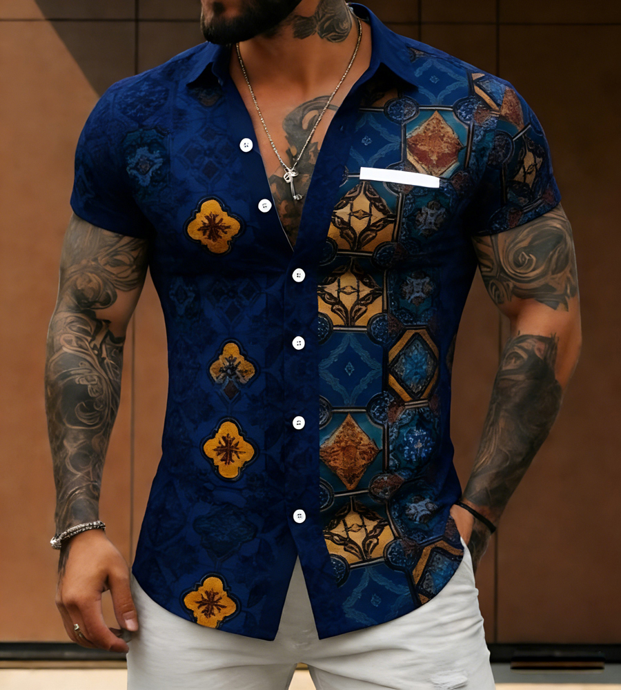 2026 Men's Retro Ethnic Style  - Street Fashion Definition ulasan dan harga