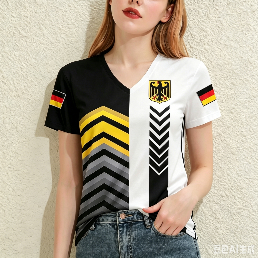 Germany National Flag 3D Print - Street Fashion Germany ulasan dan harga