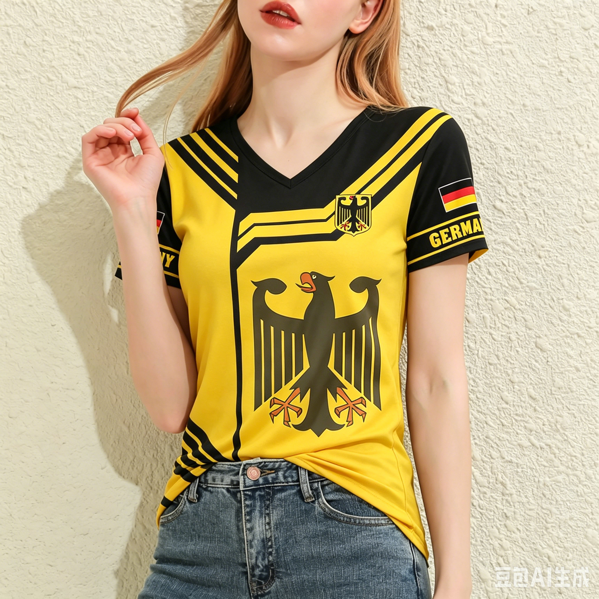 Germany National Flag 3D Print - Street Fashion Germany ulasan dan harga