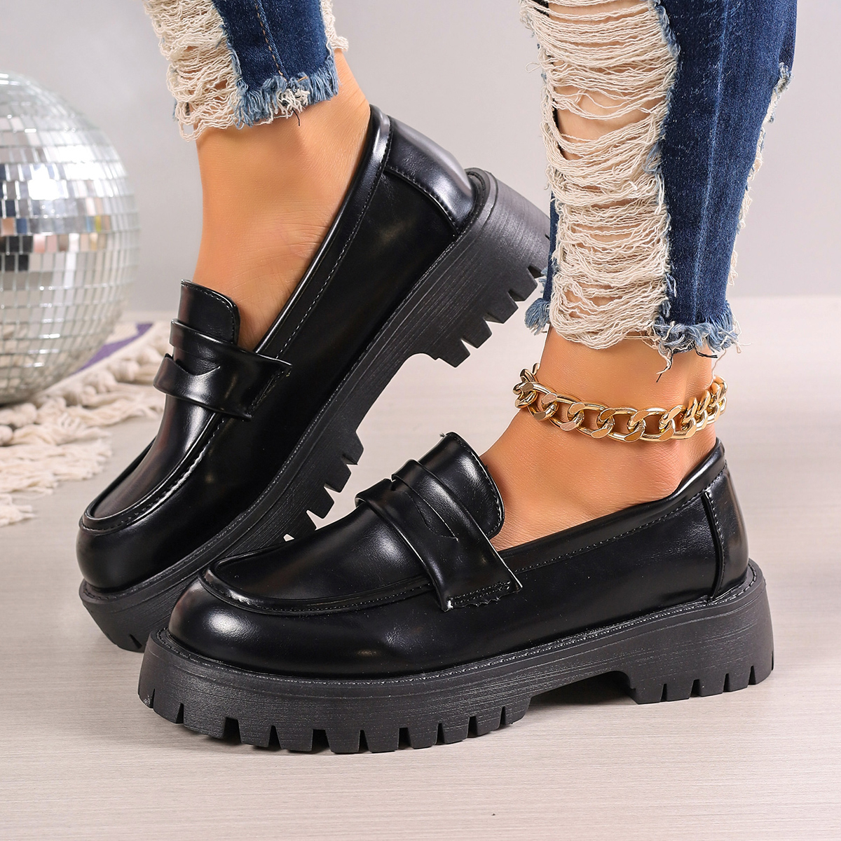 New Women's Solid Color Platfo - Street Fashion Walk ulasan dan harga