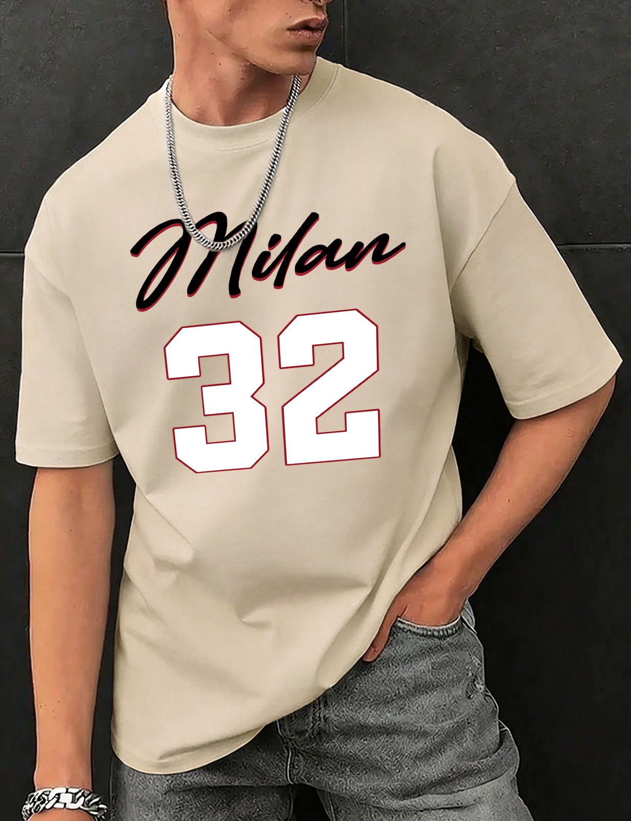 Milan Number 32 Creative Print - Street Fashion Milan ulasan dan harga