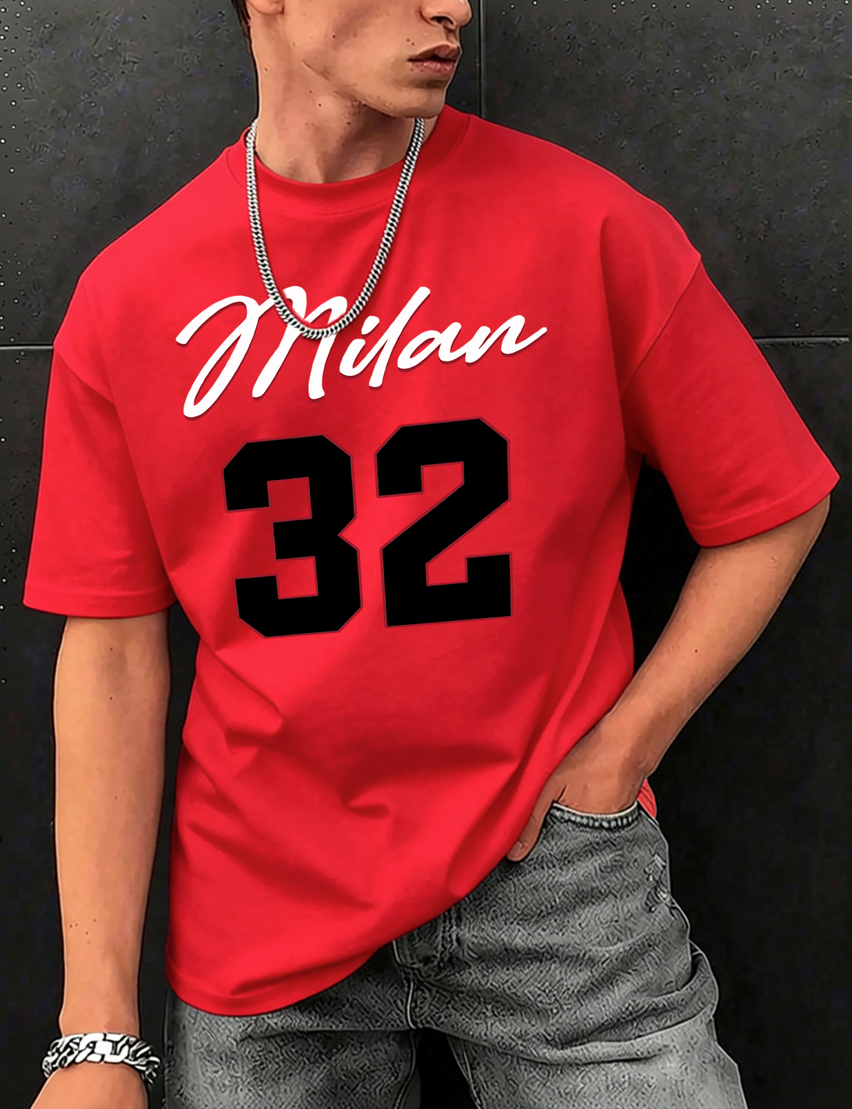 Milan Number 32 Creative Print - Street Fashion Milan ulasan dan harga
