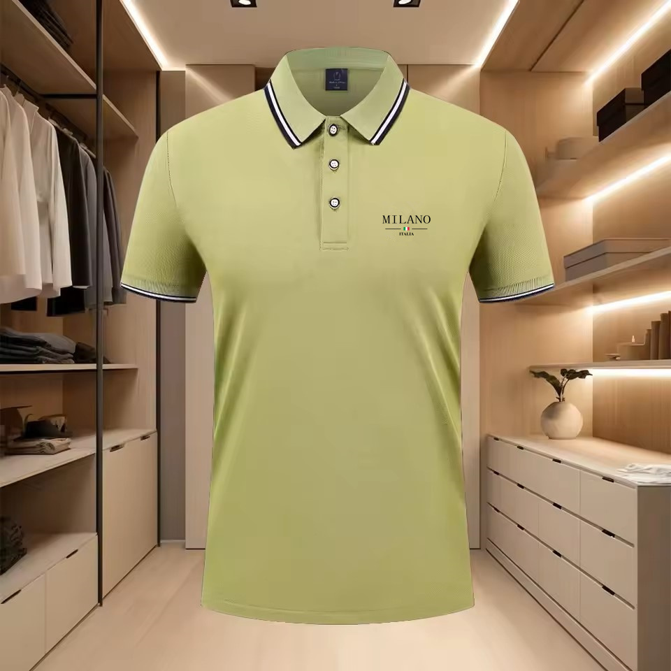 Summer men's 100% polyester fa - Street Fashion Milan ulasan dan harga