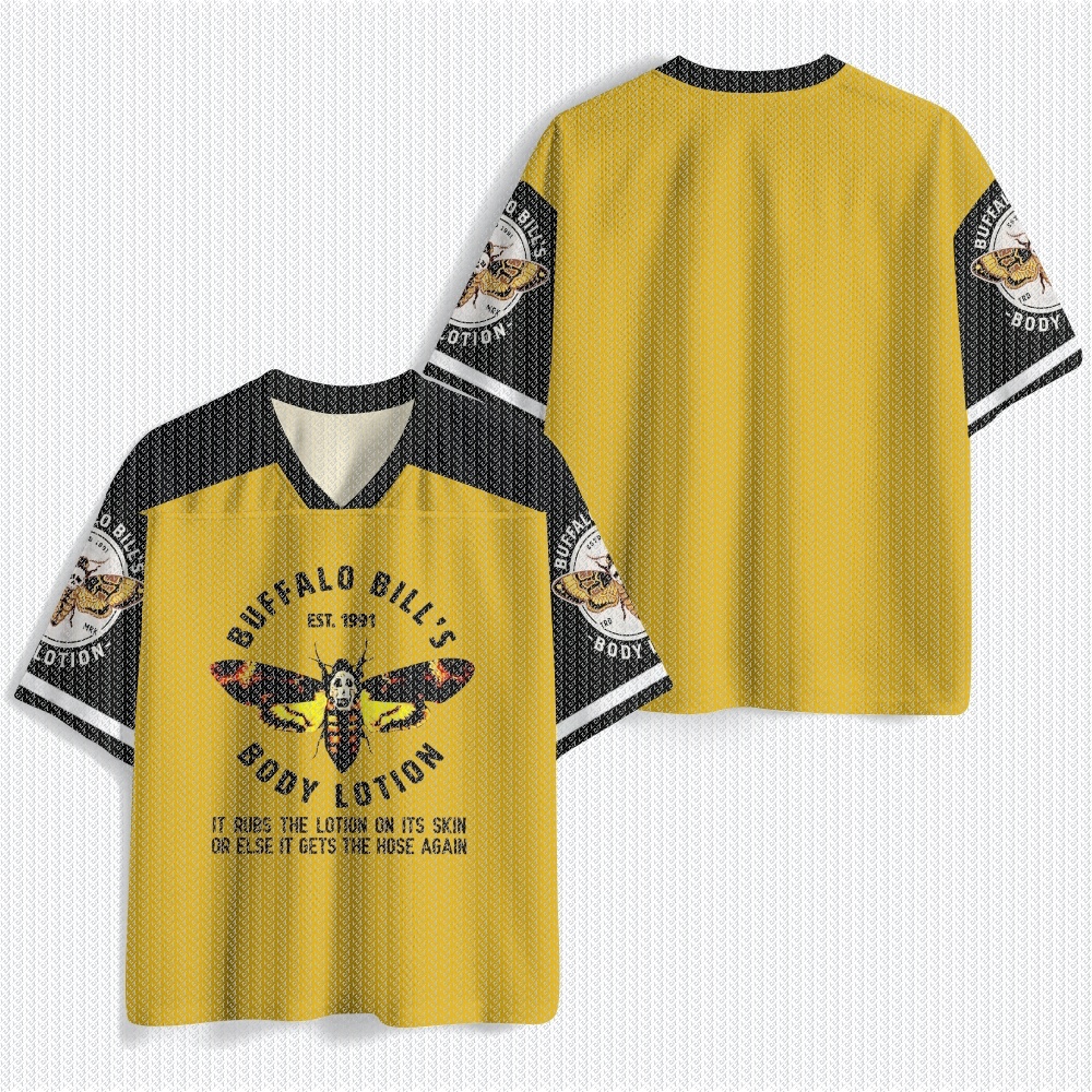 V Neck Yellow Black Mesh Jerse - Street Fashion Jersey ulasan dan harga