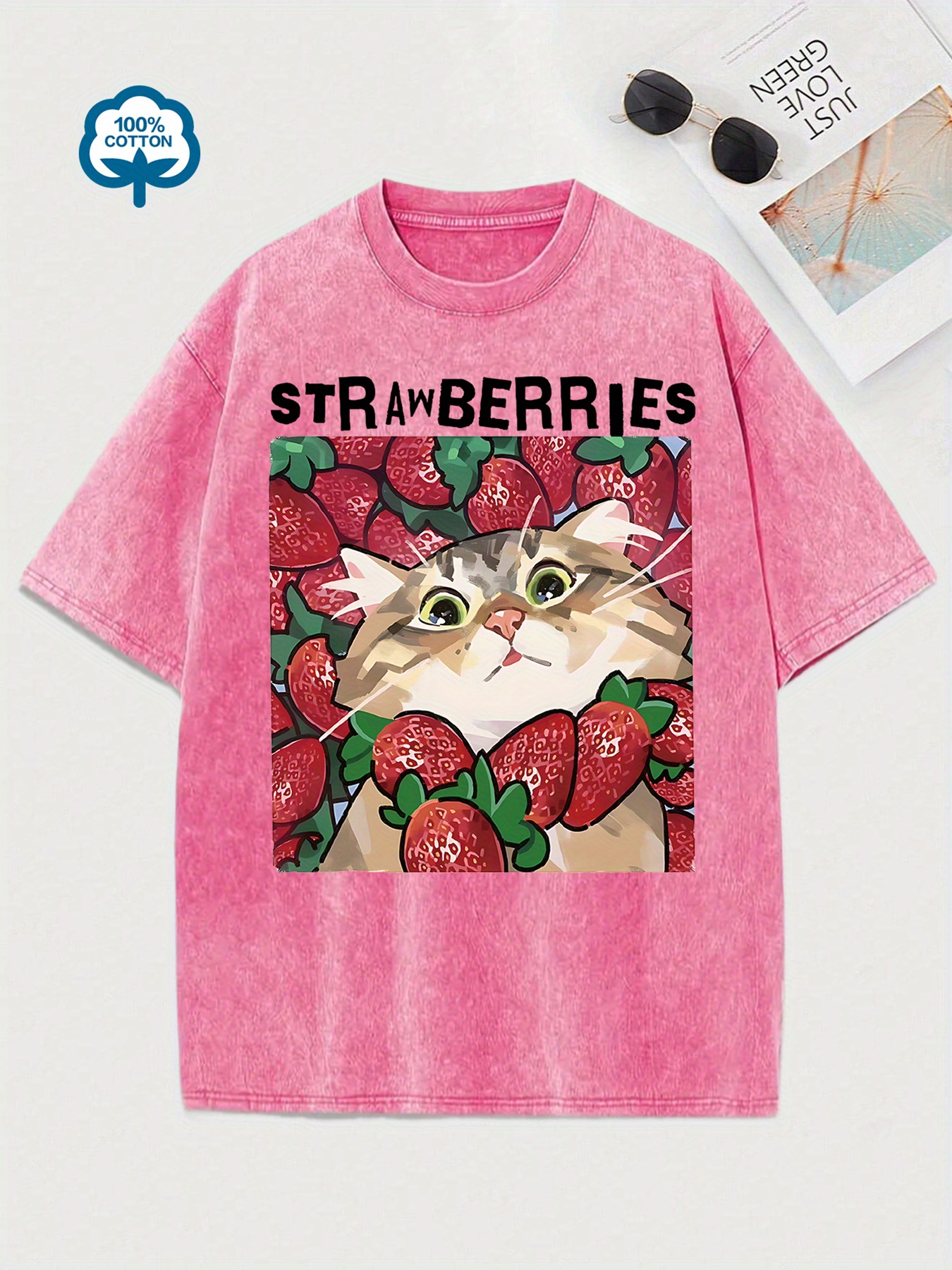 Fashion Women'S Washed Cotton  - Fashion Street Cat ulasan dan harga