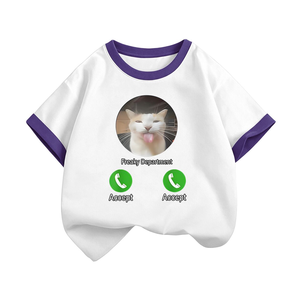 Cat Meme T-Shirt for Boy Girl  - Fashion Street Cat ulasan dan harga