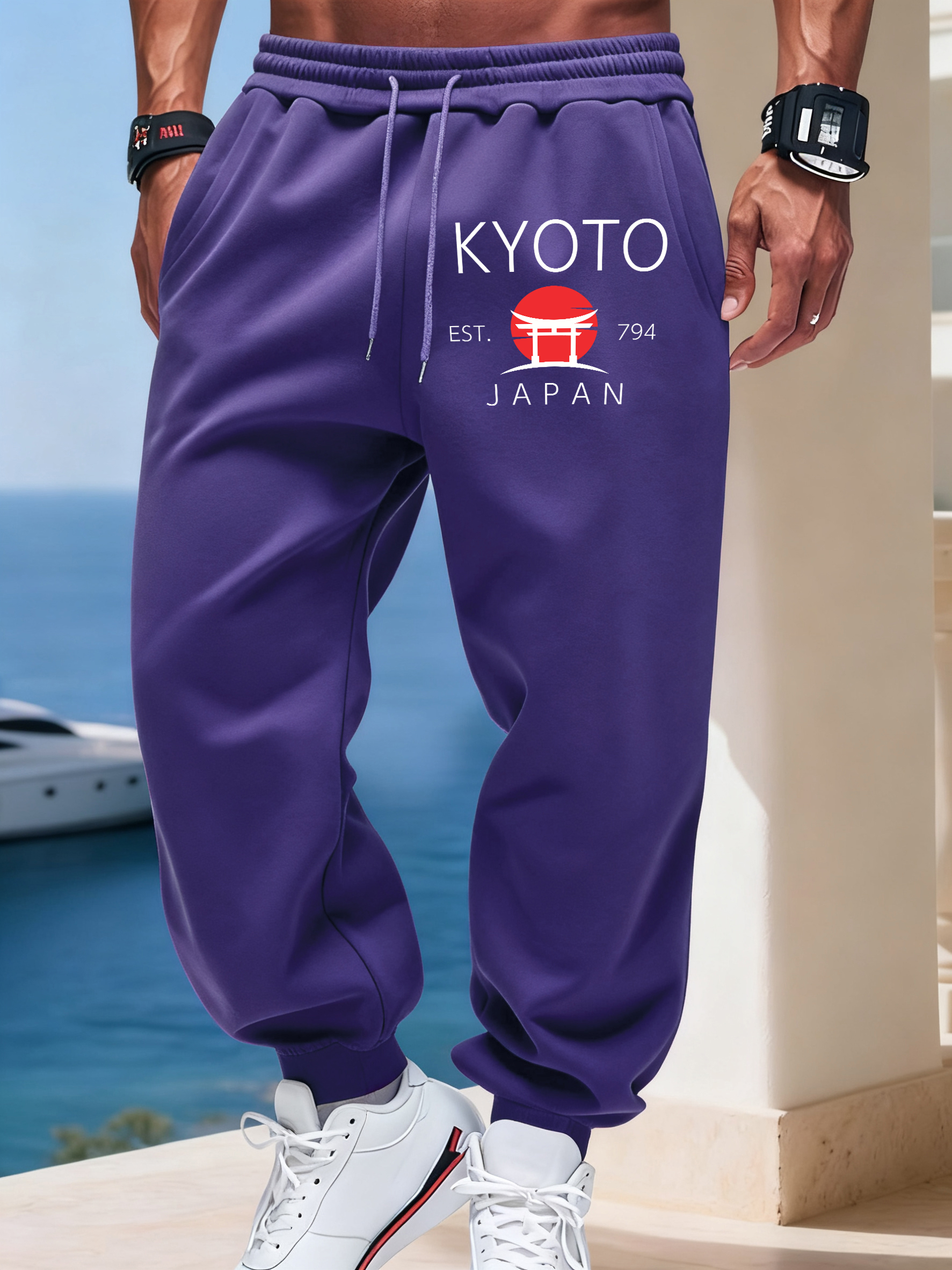 Kyoto Japan Letter Print Basic - Street Fashion Kyoto ulasan dan harga