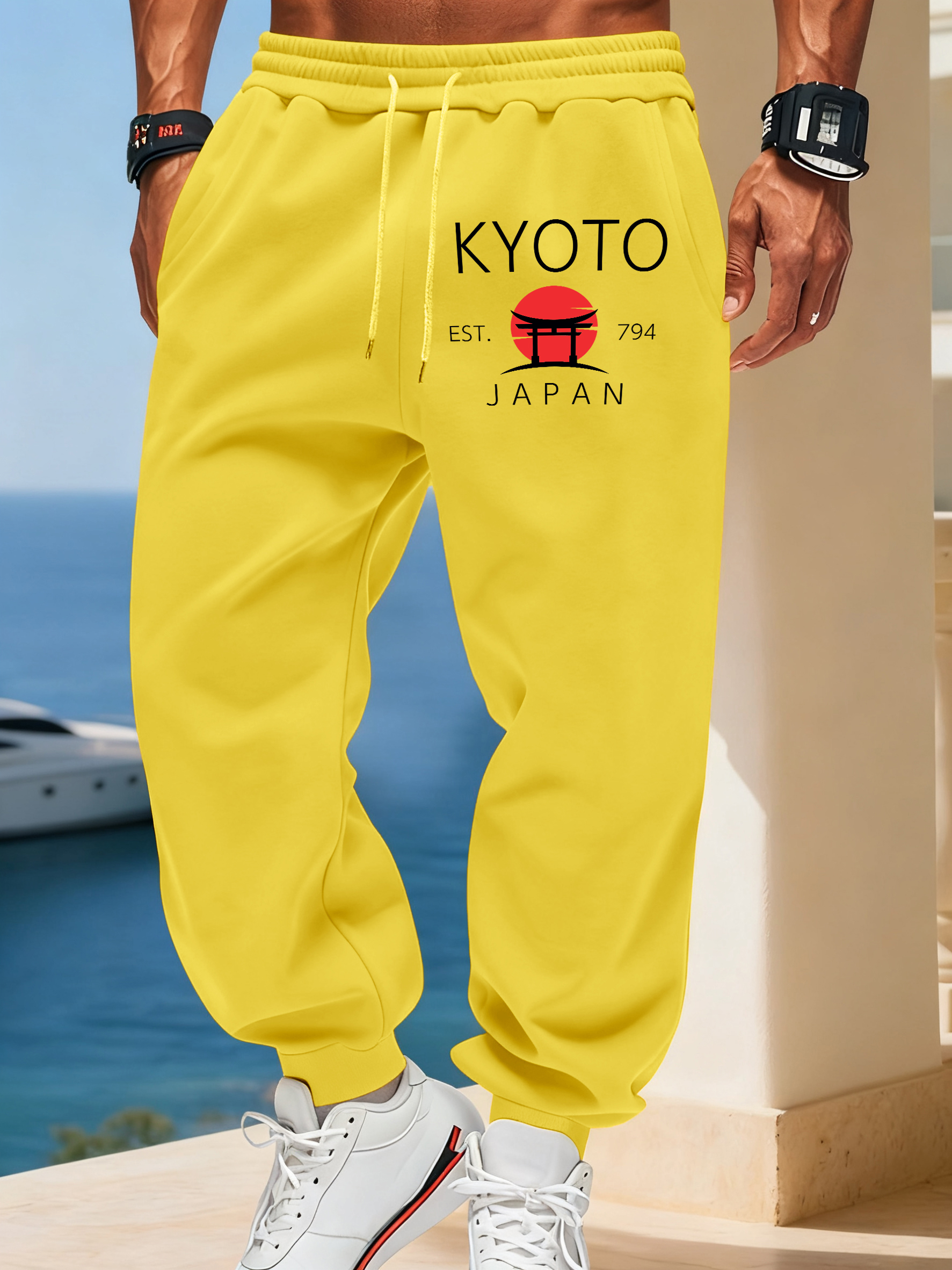 Kyoto Japan Letter Print Basic - Street Fashion Kyoto ulasan dan harga