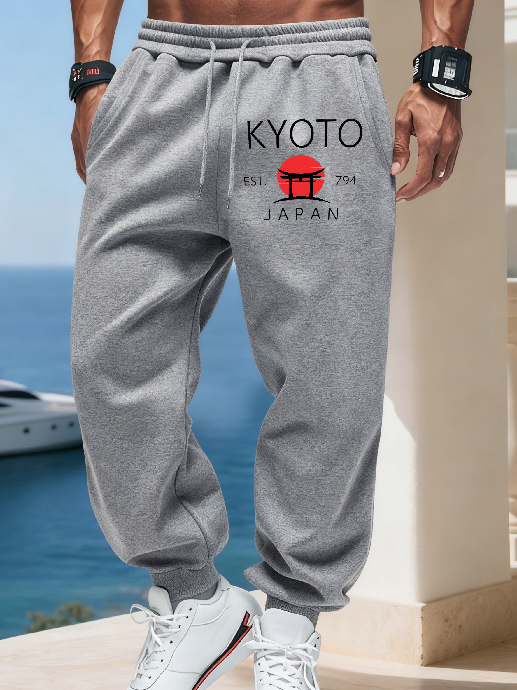 Kyoto Japan Letter Print Basic - Street Fashion Kyoto ulasan dan harga