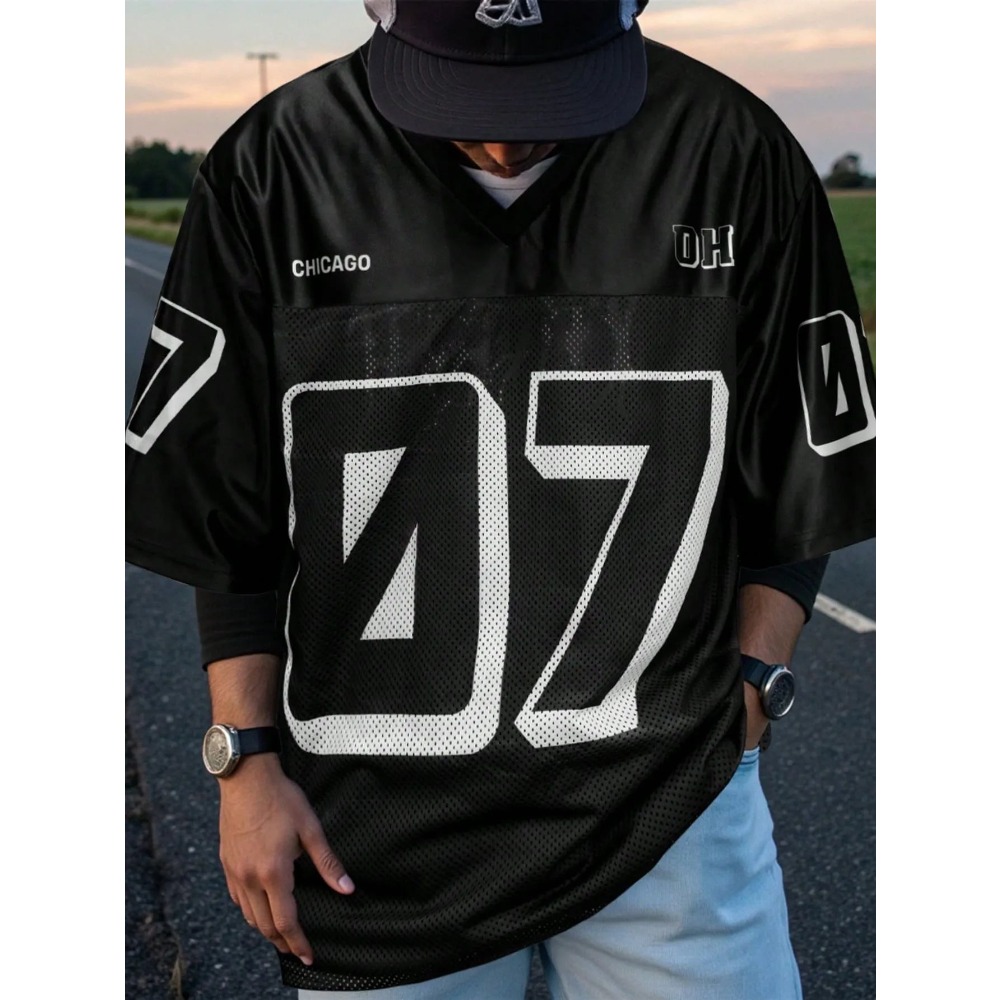 2026 Summer New Men's V-Neck T - Street Fashion Style ulasan dan harga