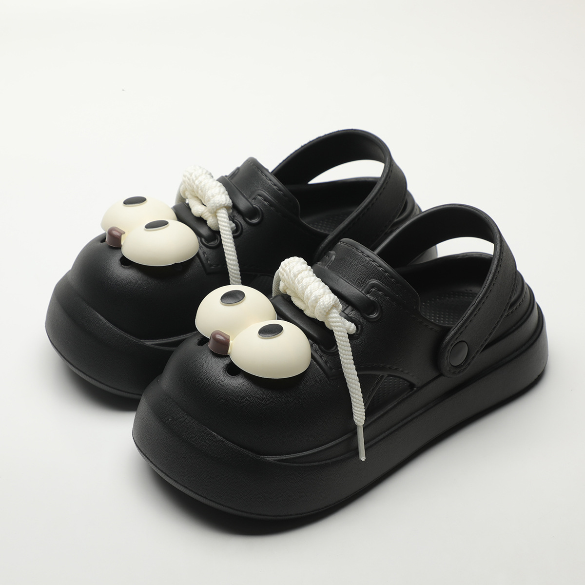 Cute DIY Big Eyes Fashion Clog - Street Fashion Walk ulasan dan harga