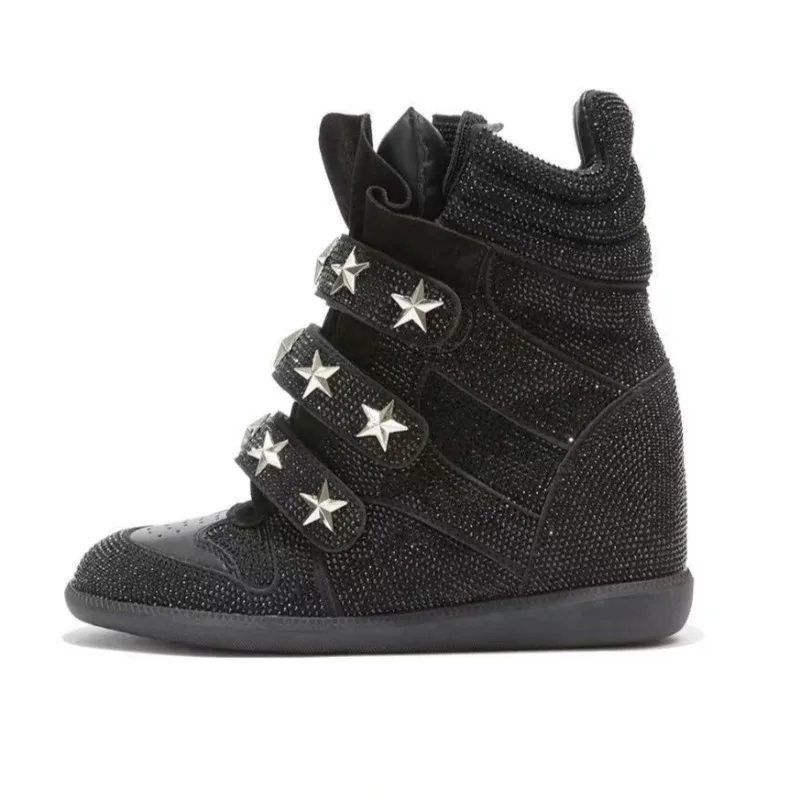 Women’s Rhinestone Ankle Boots - Street Fashion Walk ulasan dan harga
