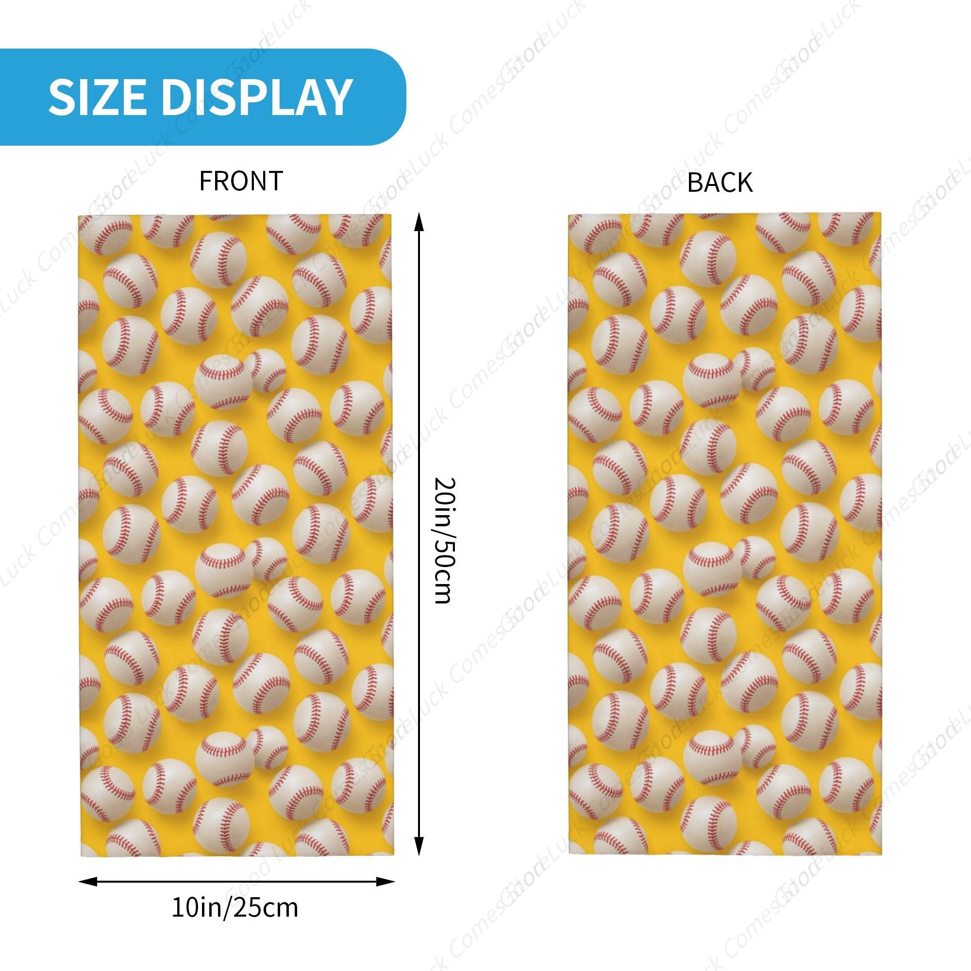 Yellow Softball Neck Gaiter Fa - Balaclava Face Mask ulasan dan harga