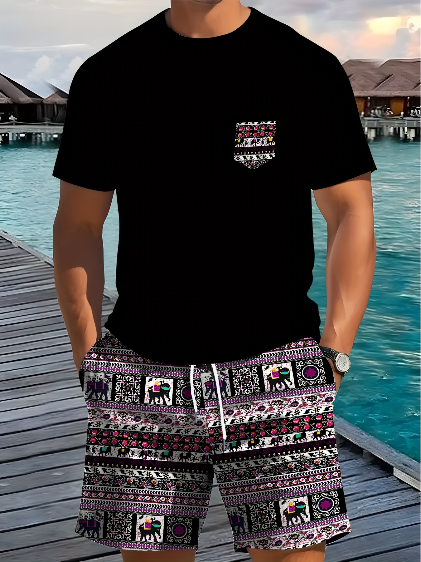 2026 Summer New Men's Short-Sl - Street Fashion Style ulasan dan harga