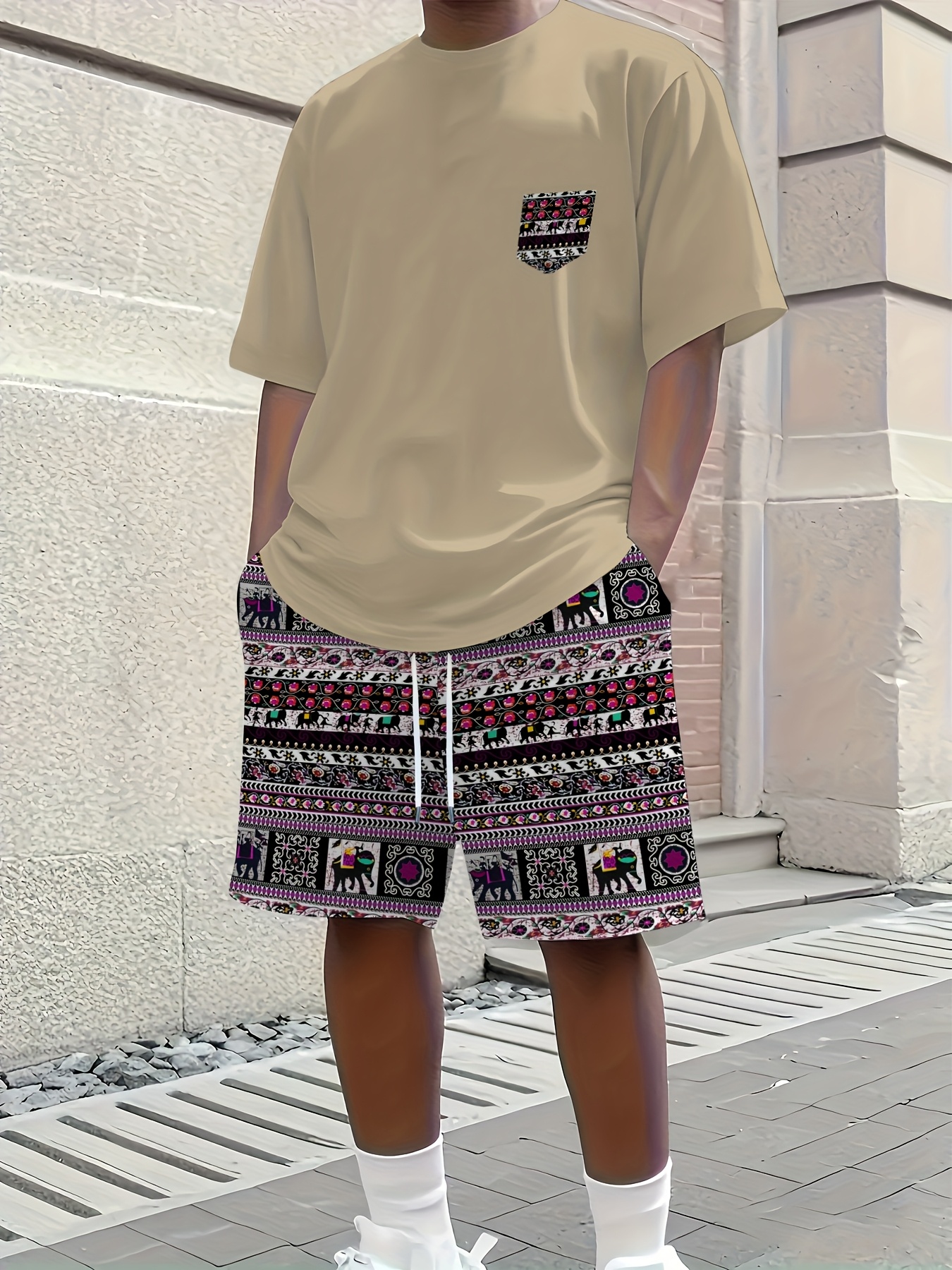 2026 Summer New Men's Short-Sl - Street Fashion Style ulasan dan harga