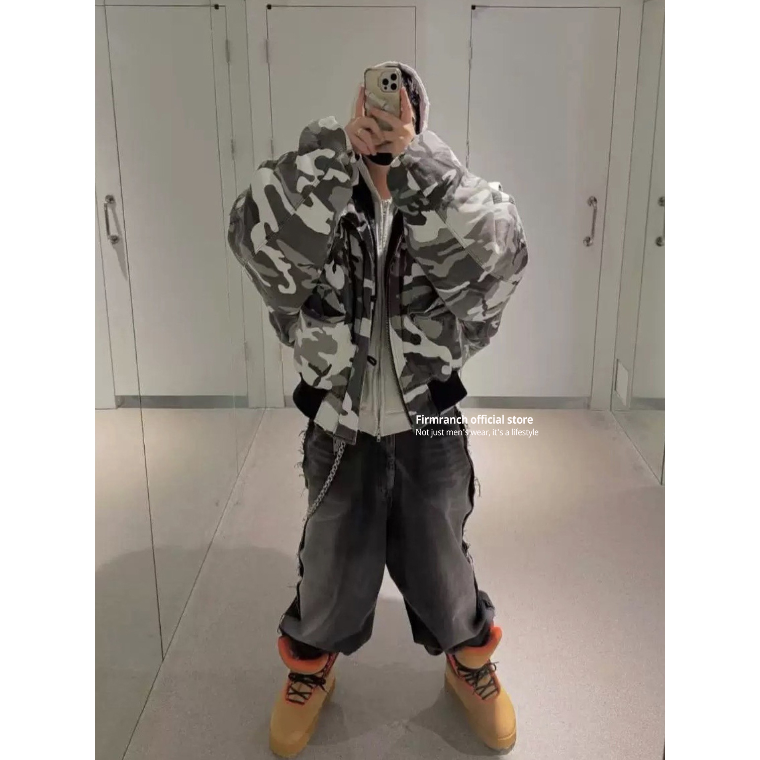 Firmranch Korean Fashion Snow  - Street Fashion Outfit For Men ulasan dan harga