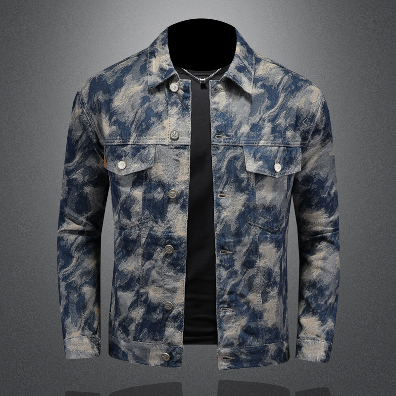 2025 Spring Vintage Denim Jack - Street Fashion Men 2025 ulasan dan harga