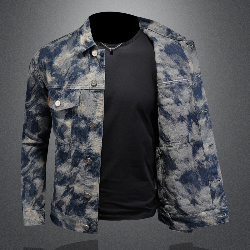 2025 Spring Vintage Denim Jack - Street Fashion Men 2025 ulasan dan harga