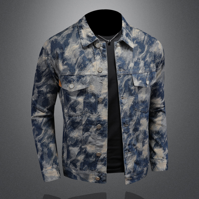 2025 Spring Vintage Denim Jack - Street Fashion Men 2025 ulasan dan harga