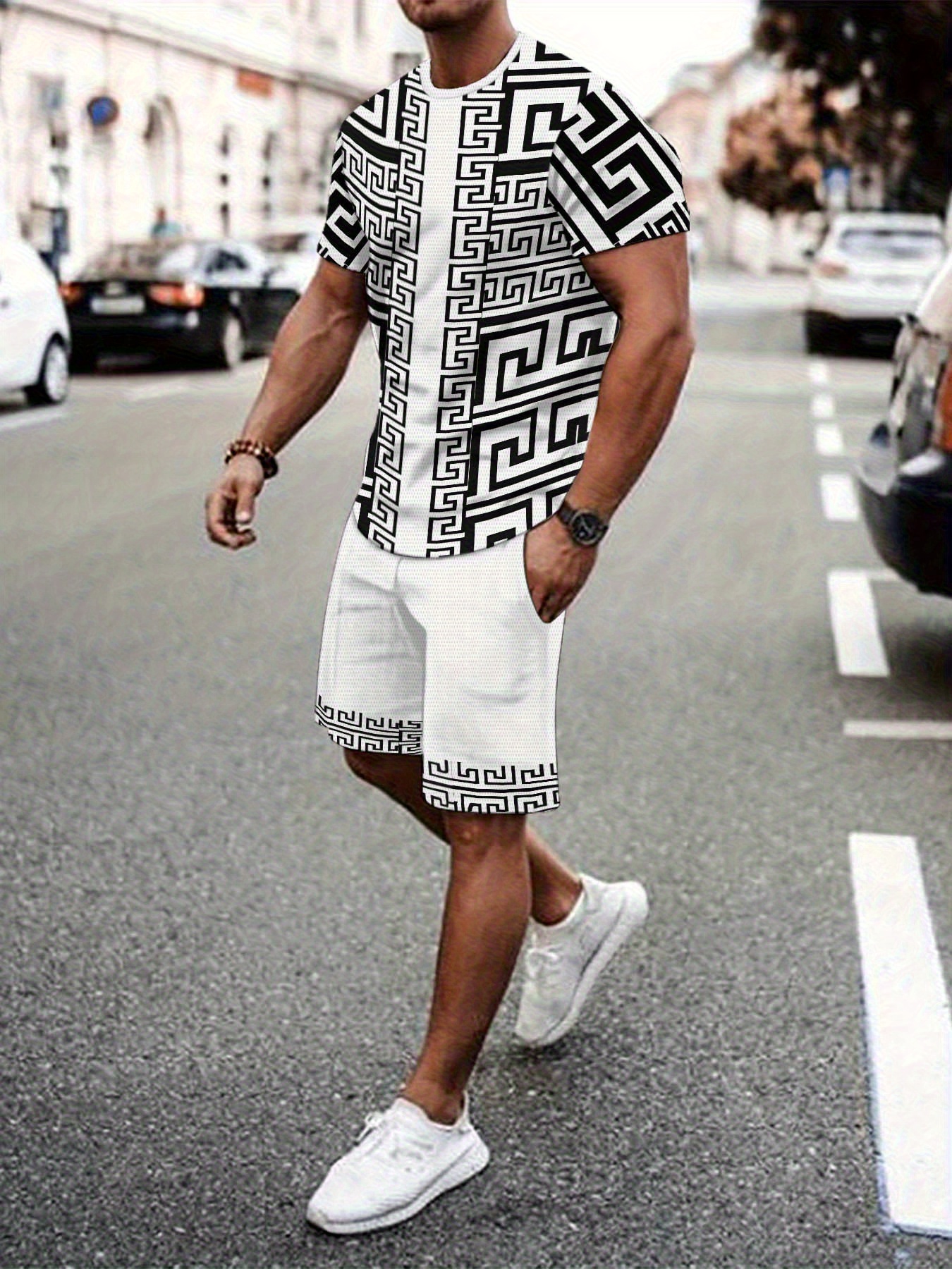 New Plus Size Men's T-shirt An - Street Fashion Style ulasan dan harga