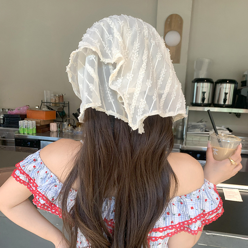 French Country Headscarf Chiff - Bandana Multi Way ulasan dan harga