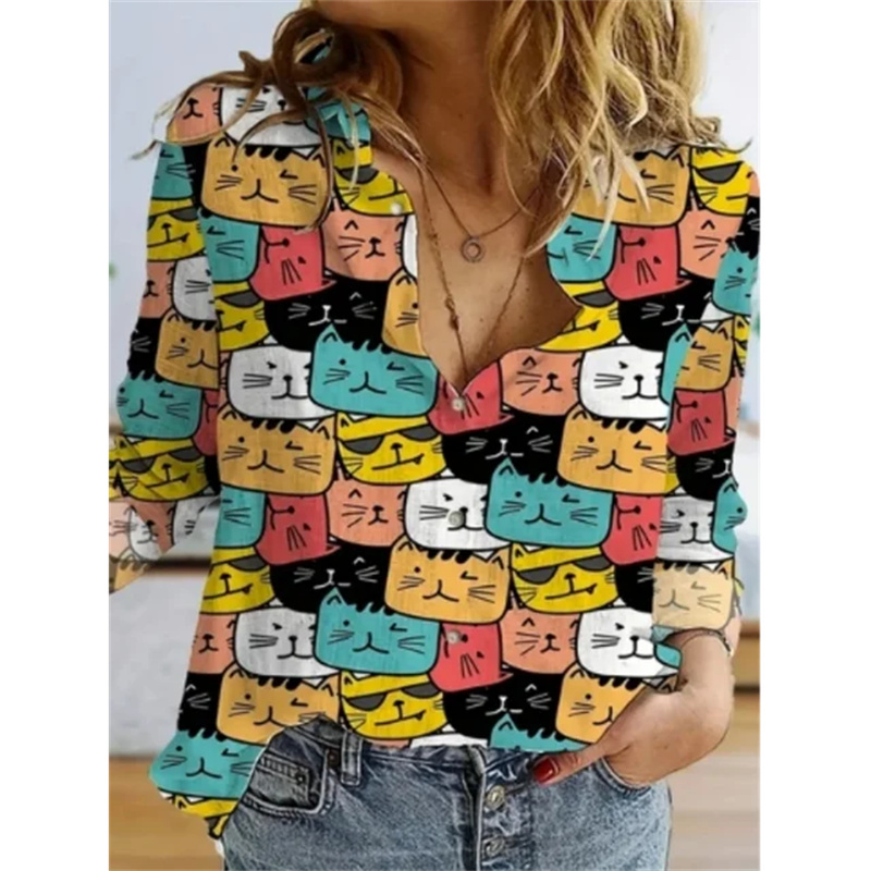 Autumn Women Clothing Cute Ani - Fashion Street Cat ulasan dan harga