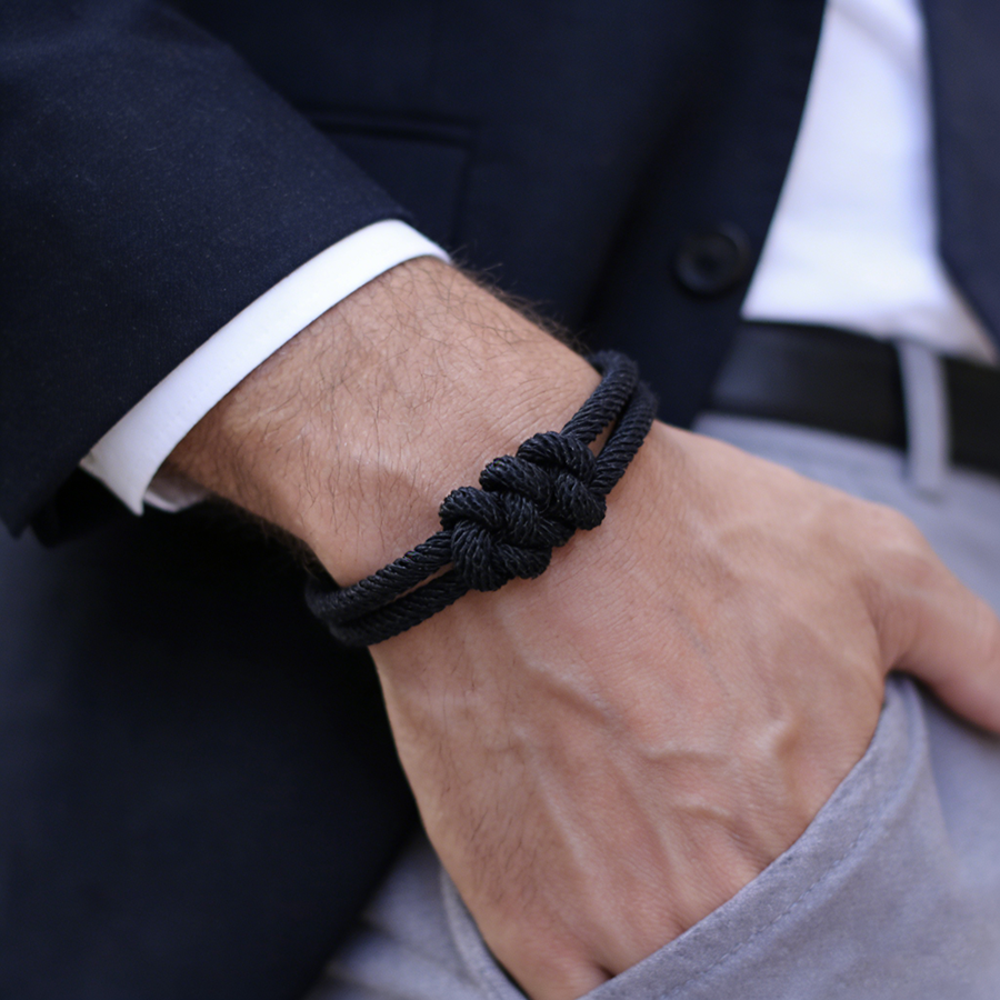 Stylish Men Rope Bracelet High - Street Fashion Milan ulasan dan harga