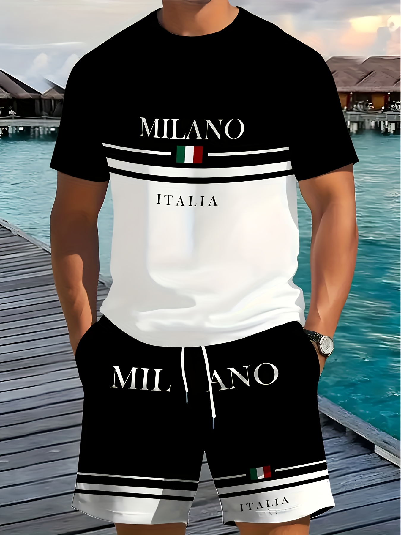 2026 Summer New Men's Short-Sl - Street Fashion Style ulasan dan harga