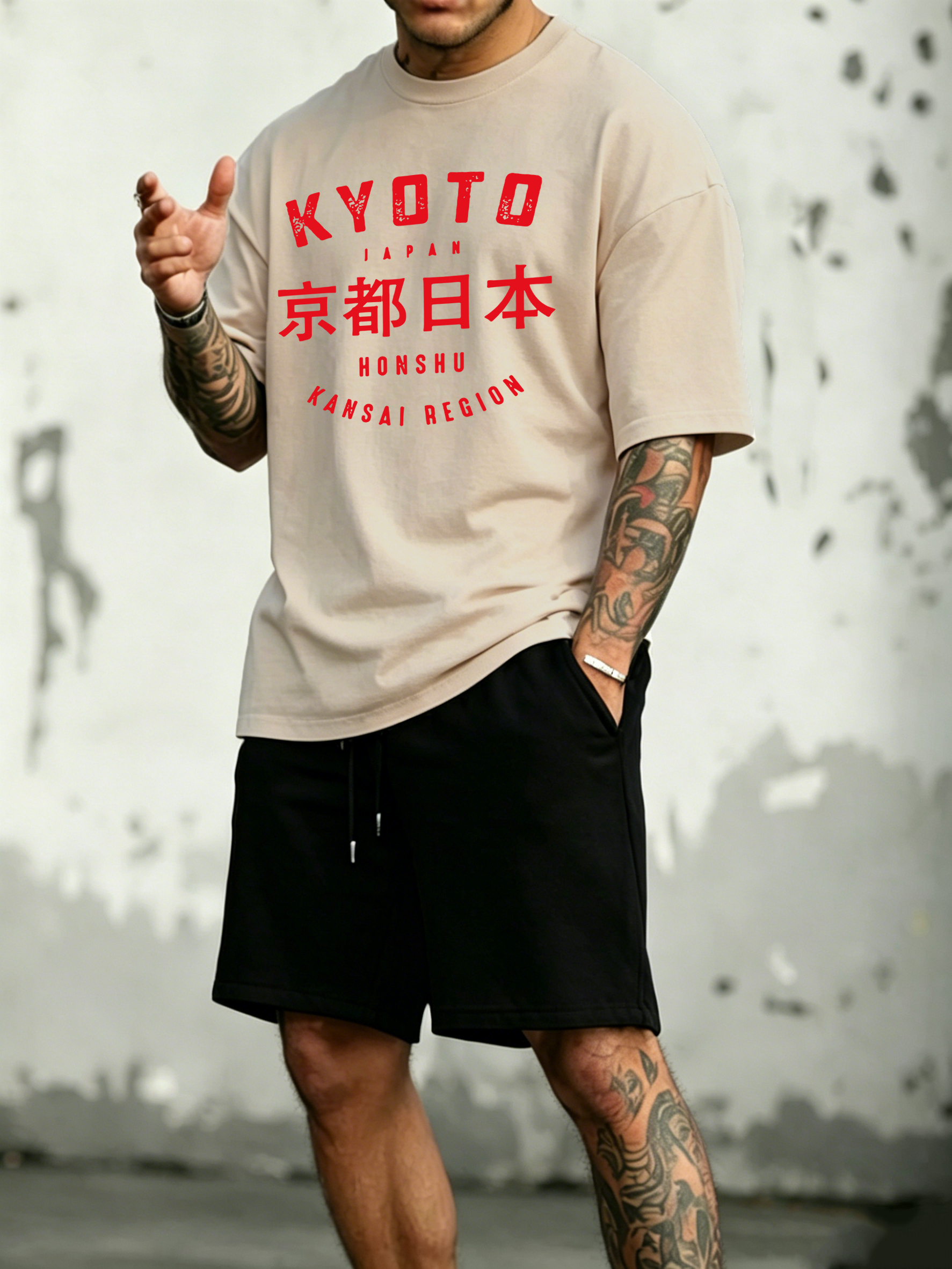 Kyoto Japan Honshu Print Cotto - Street Fashion Kyoto ulasan dan harga