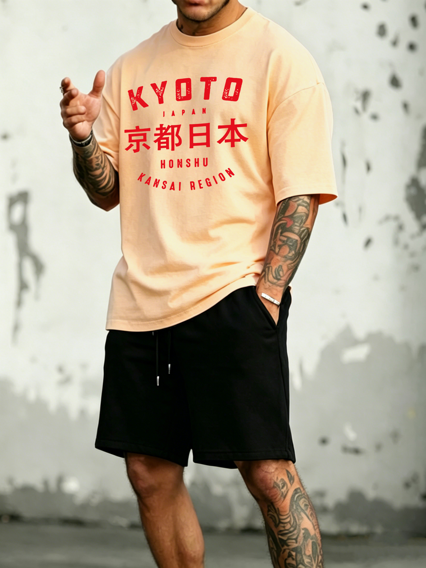 Kyoto Japan Honshu Print Cotto - Street Fashion Kyoto ulasan dan harga