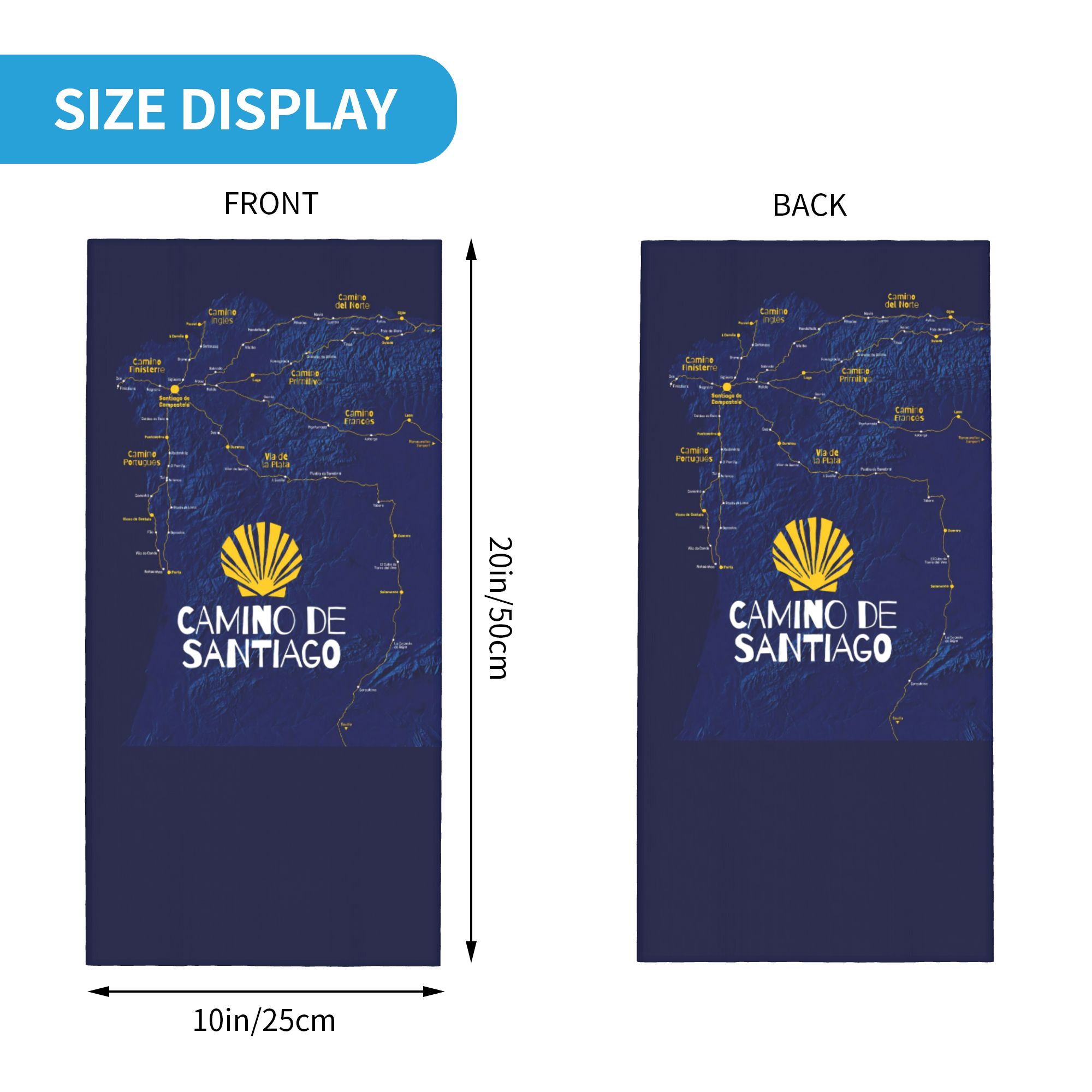 Camino de Santiago Hiking Band - Bandana Multi Way ulasan dan harga