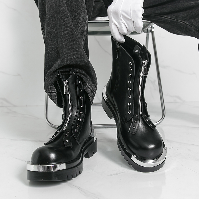 Men's thick soled boots Design - Street Fashion Walk ulasan dan harga