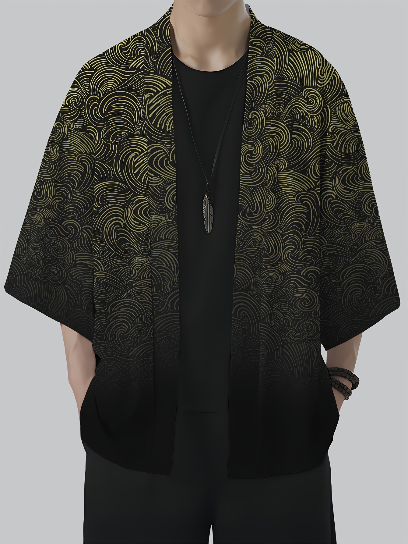 2026 Summer New Men's Kimono 3 - Street Fashion Style ulasan dan harga