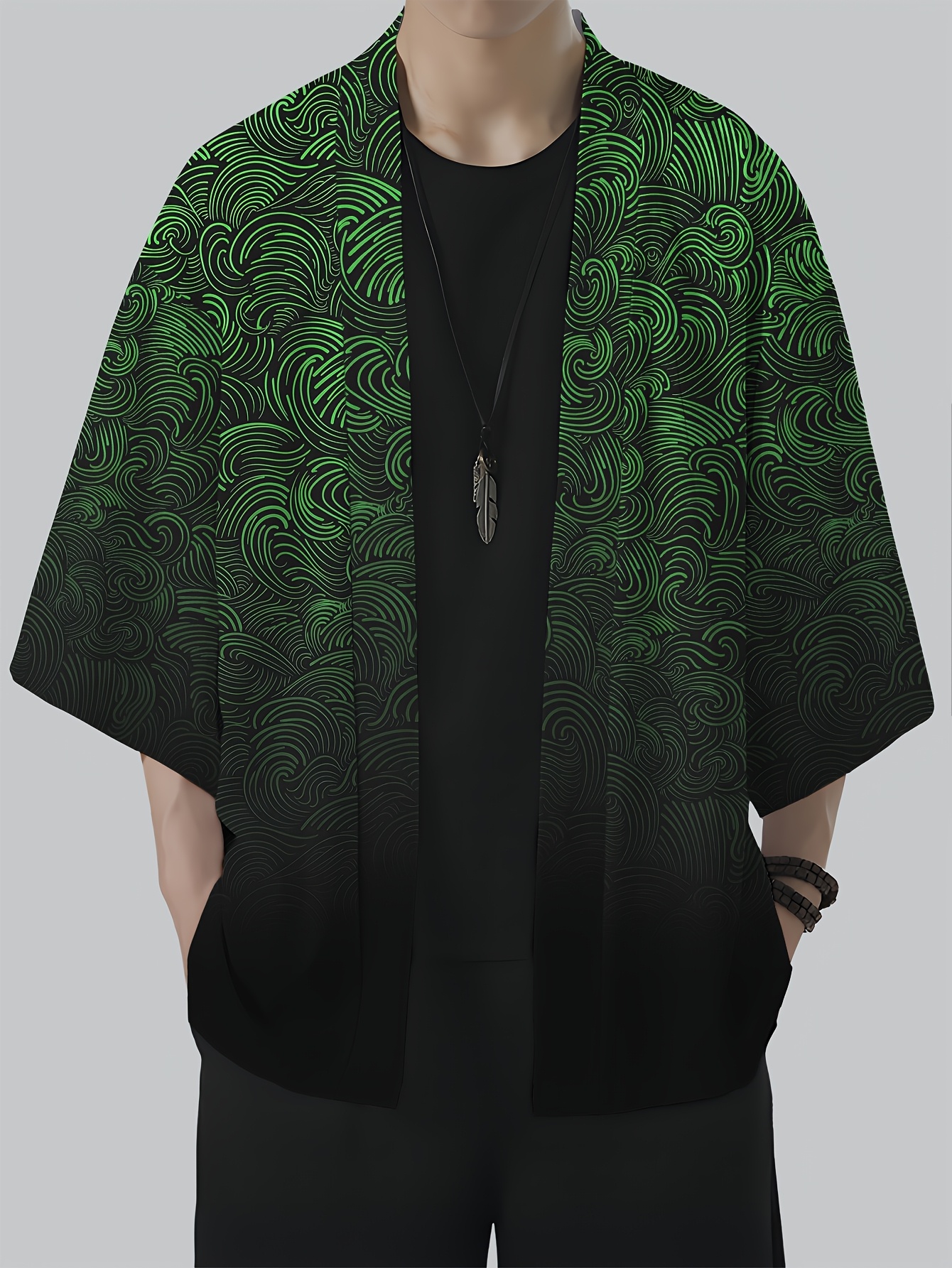 2026 Summer New Men's Kimono 3 - Street Fashion Style ulasan dan harga