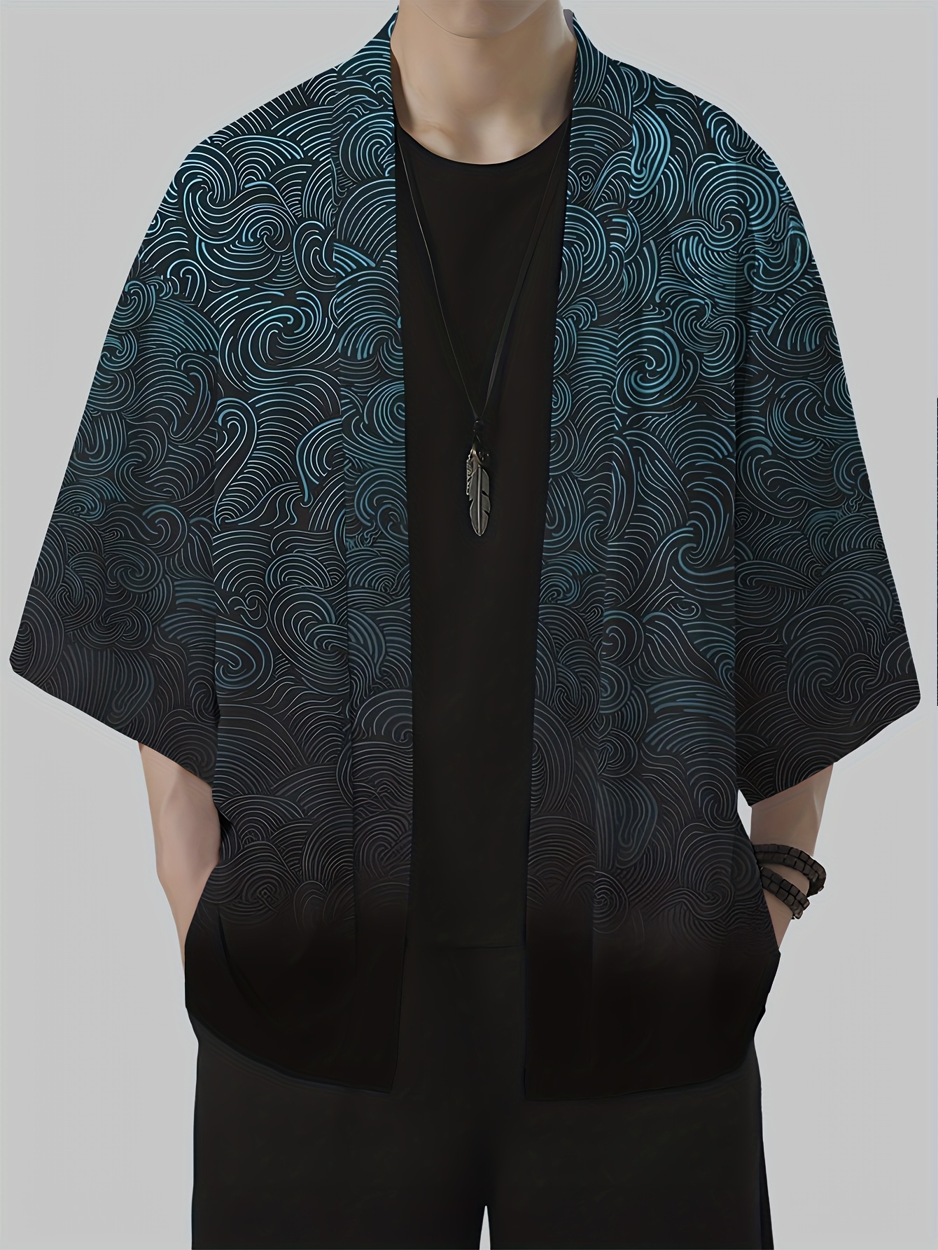 2026 Summer New Men's Kimono 3 - Street Fashion Style ulasan dan harga